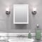 Zenith Products Zenna Home 19.25 in. H X 15.25 in. W X 4.25 in. D Rectangle Medicine Cabinet/Mirror W16 - alternate 2